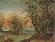 Denys Van Alsloot Winter Landscape (mk05) oil painting reproduction